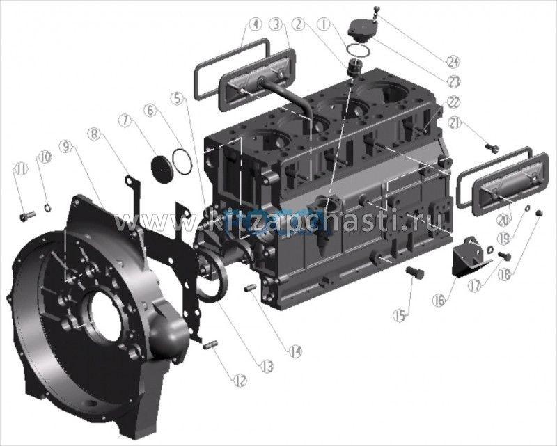 Крышка головки блоки двигателя BAW Fenix 1044 Eвро 2 495QA-01-056